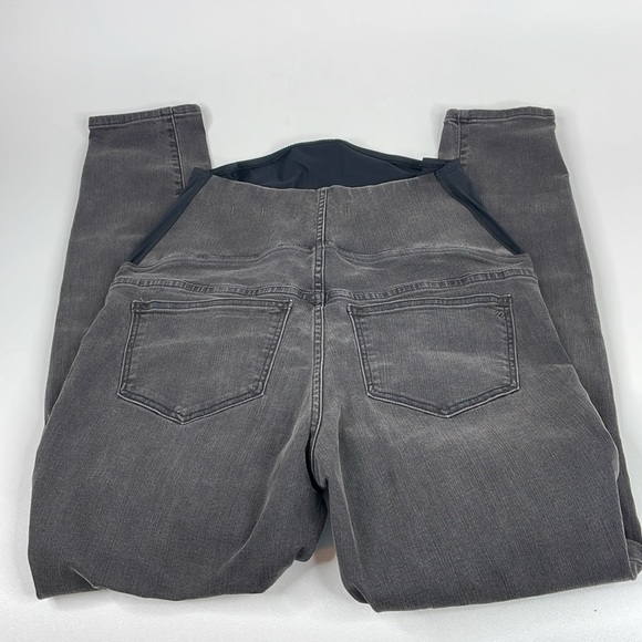 NWT Madewell Maternity Over-the-Belly Skinny Jeans Item G7394 size 27 Black wash - Picture 8 of 12